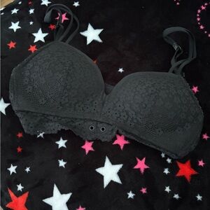 AERIE Black Wireless Bra 30B